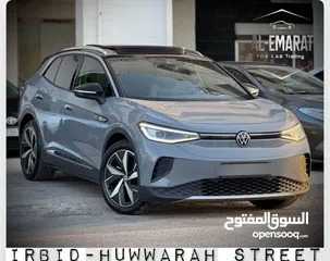  1 فولكسفاجن ID.4 CROZE PRO 2022 بحالة الزيرو جمرك اليووووم اعلى صنف للبيع وبسعر مغررررييي