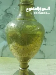  5 فازه نحاس ثقيلة نقش إبرة بحاله ممتازة جدا جدا