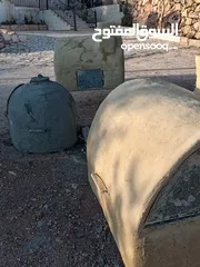  9 فرن طابون متحرك لشوي صواني وخبز ع حصى متنقل طول 85 العرض 65 صاج مقلفن بشتغل ع حطب وع غاز