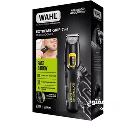  2 ماكنة حلاقه وال Wahl Extreme Grip 7 in 1