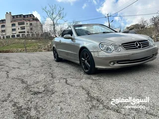  9 Mercedes Benz clk200 بحالة ممتازة2004 W209 avengard comfortable كشف