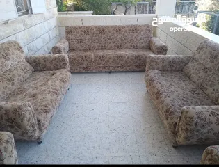  2 طقم كنب 9 مقاعد مع فرشه مفرد عدد 2