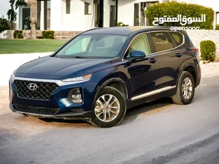  1 AED 940 PM  HYUNDAI SANTA FE 2019 GLS  0% DOWNPAYMENT  WELL MAINTAINED