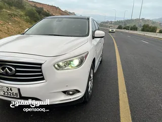  4 انفنتي  QX60 / 2014 وارد أمريكي لون لؤلؤي مميز بحاله الوكاله كاش أو / قابل للبدل