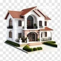  1 منزل مستقل للبيع على ارض مساحة دونم مشطب تشطيب شبه كامل