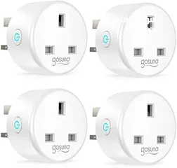  1 Smart Plug, Gosund Wi-Fi Compatible with Amazon Alexa Google Home قابس ذكي ، Gosund Wi-Fi متوافق مع