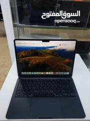  2 MacBook Air 13.6 2024 M3 8GB Ram 256GB SSD لابتوب ابل لون سماء الليل