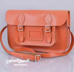  4 شنطة جلد طبيعي