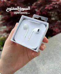  3 سماعات ايفون سلك الأصلية بدون بلوتوث لايتنغ سماعات محيطية للايفون
