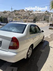  3 هيونداي فيرنا لون ابيضّ مميز موديل 1999