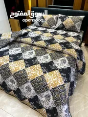 1 لحاف نفخ صيفي مجوز 6 قطع جودة عالية جدا مع كفالة  المقاسات : اللحاف 250×220 الملف 180×200×25 مع مغيط
