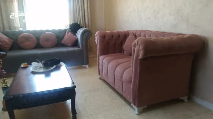  6 طقم كنب تفصيل ثلاثيه عدد2 وثنائيه سكني وزهر الطقم احلا من الصور