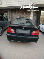  12 للبيع Bmw e46 2004  لون اخضر زيتي بجننن مع فتحة  دهان جديد السيارة كرتونة