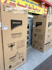  17 ثلاجه شارب لون اسود مميز 450 ليتر بسعر حرق