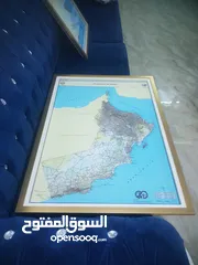 9 خارطة سلطنة عمان مع برواز