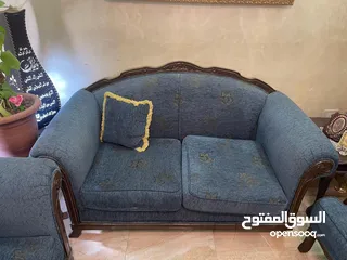  7 طقم كنب + طاولة سفرة