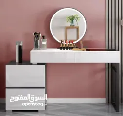  4 تسريحة مودرن مع خزانة جانبية – لمسة فخامة لغرفتك!