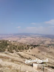  2 3500 متر مطلة على سد الملك طلال موجود اكثر من قطعة