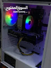  7 Pc gaming مع شاشه و و و سماعه