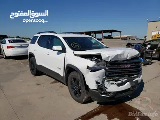  12 GMC اكاديا موديل2021 لون ابيض فول