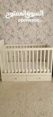  1 baby crib in very good condition  changing table in good condition