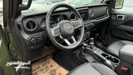  24 جيب رابيكون ترخيص 2022 محرك 2000 هايبرد  جير أوتوماتيك 375 حصان