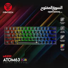  7 كيبورد ميكانيكي فانتيك Fantech Atom63 MK859 Mechanical Gaming Keyboard Arabic/English