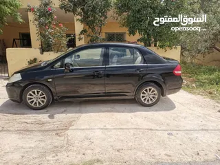  5 نيسان تيدا  موديل 2006 خالي قص قلبان  السياره اقتصاديه وانظيفه