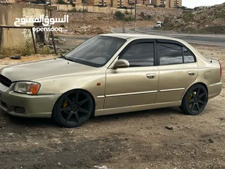  2 جنط 17  فوسن سبع شفرات بحالة الوكالة للبيع