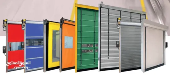  24 Fast Action Industrial Doors , High Speed Doors , Rapid Doors in Oman