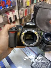  5 مع شنته وشاحن Nikon D3100 مستعمله مع عدستين