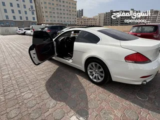  11 للبيع BMW 630i كوبيه بحالة جيدة ( من السيارات المميزة النادرة )