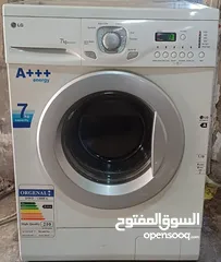  1 غسالة ال جي 7كيلو حديته فل توفير