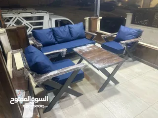  12 اطقم جلسات خارجية معدنية موديل اكس الأكثر طلباً