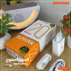  7 جديد بالكرتونة Spark 20 pro plas رام 16 جيجا 256 مكفول سنة متوفر توصيل