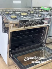  22 غاز افران يونيفيرسال بسعر مرتب ستانلس كامل وجوانب ستانلس