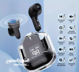  9 سماعات وايرلس Earbuds بشاشة LED جودة صوت ممتازة وسعر ممتاز , Wireless Earbuds with Excellent Sound