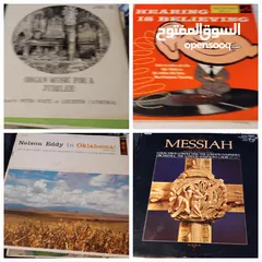  16 اشرطه كاسيت وسيدي واسطوانات وكاترج وريل
