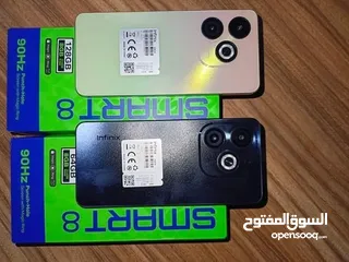  14 جديد بالكرتونة مكفول Smart 8 رام 6 و 8  جيجا 64 و 128 متوفر توصيل