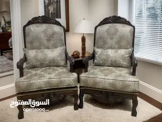  6 كنب زان مع الطاولات