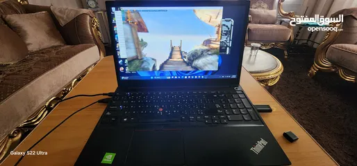  5 لينوفو ثينك باد i7 th11   16gb RAM  كرتين شاشة  500gb ssd  mx450 2gb  iris xe  2gb