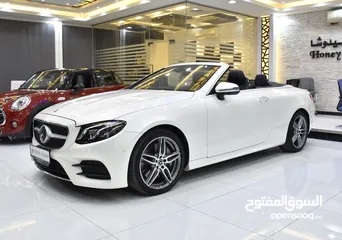  1 Mercedes Benz E400 4Matic CONVERTIBLE ( 2018 Model ) in White Color Japanese Specs