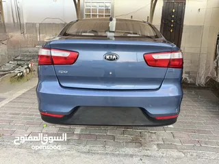  11 Kia rio 2016 blue color