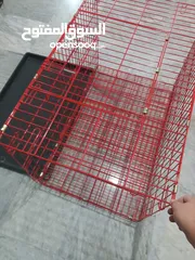  5 قفص حديد كبير