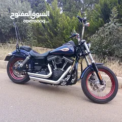  13 Harley Davidson street bob 2013.1700ccبحاله الوكاله