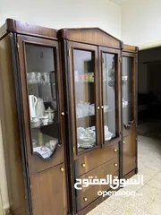  4 بوفيه خشب ثقيل مستعمل