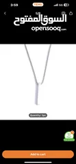  3 Stainless steel Rectangle Nacklace