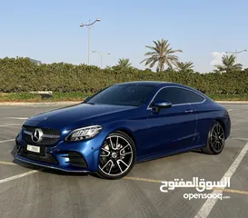  7 Mercedes C200 Coupe 2023 Under Agency Warranty  Agency Maintained  Exclusive Blue Color