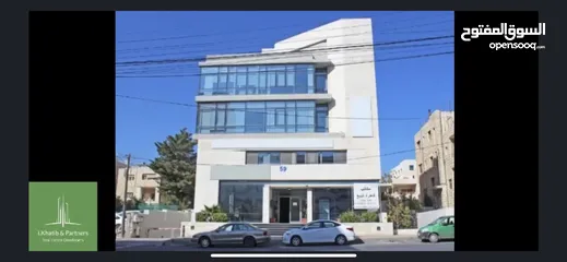  1 مكتب للإيجار - بالقرب من فندق الميريديان و مستشفى فلسطين