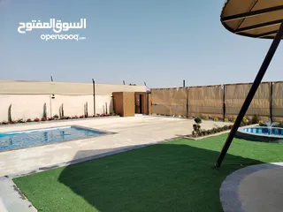  5 مزرعه للايجار جديده قريبه من عمان مريحه واستثنائيه
